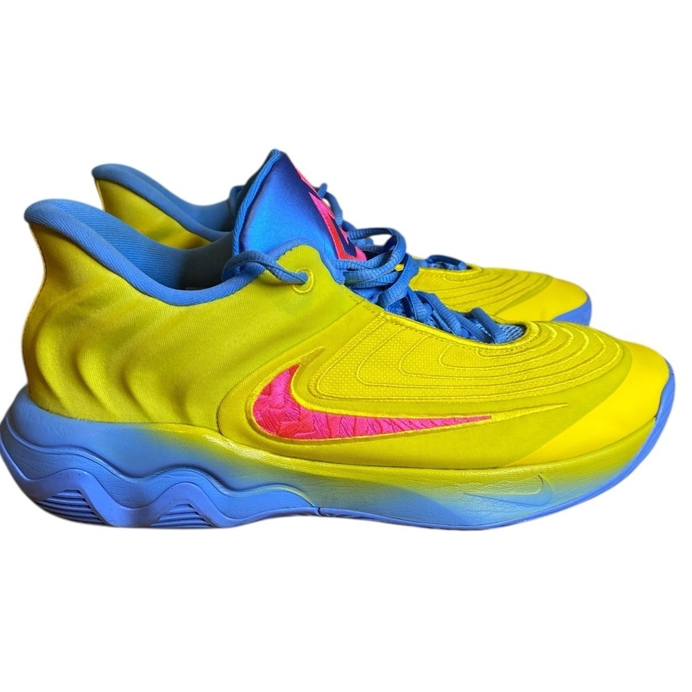 Nike Giannis Immortality 4 Yellow / Blue Men’s Basketball Sneakers Size 12